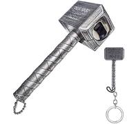 DOSYEN Thor Hammer & Mjolnir Mini Hammer Bottle Opener Set, Magnetic Beer Bottle Opener, 2 Pcs