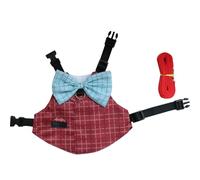 Dot Animal Suit Bowknot Harness Leash Rabbit Guinea Pig Lovely Best Guinea Pig Suit Small Animals and Leash Set