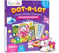 Dot Art Activity - Unicorn & Princess Sticker Kit, Toys for 3 Year Old Girl