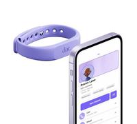 dot. Band - Digital Business Card Wristband - Tap to Share NFC - iPhone & Android (Purple)