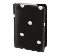 Dot Black & White Passport Holder 5.5in Travel Accessories Document Cover Blocking Organiser
