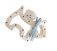 Dot Bows Decorated Hair Claw Clip Acrylic Hairpin Barrettes Ponytail Holder Secure Hair Grip For Daily Styling Practical Acrylic Clip