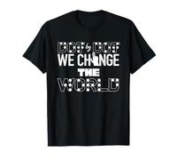 Dot by Dot We Change World Braille Teacher Blind Awareness T-Shirt