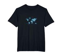 Dot by Dot, We Connect The World T-Shirt, Men's Big and Tall, Black, 6X Tall