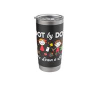 Dot by Dot We Learn A Lot Stainless Steel Insulated Tumbler