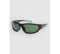 Dot Dash Eclipse Shiny Black Sunglasses polarized green Uni