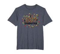 Dot Domination: Colorful Celebration for Polka Dot Lovers T-Shirt, Men's Big and Tall, Heather Blue, 5X Tall