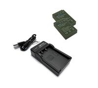 Dot.Foto BLS-5, BLS-50 Premium 1150mAh Battery (2-pack) & BCS-5 type USB Battery Charger for Olympus OM-5 OM-D E-M10 Mark IV, E-M10 Mark II, E-M10 Mark III S, E-M5 Mark III