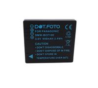 Dot.Foto DMW-BCF10E, CGA-S/106C Premium 3.6v / 940mAh Rechargeable Battery for Panasonic Lumix DMC-FS62 DMC-FS10 FS6 FS7 FS15 FS30 FS42 FS62 DMC-FT3 DMC-TS4
