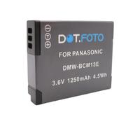 Dot.Foto DMW-BCM13, DMW-BCM13E Premium 3.6v / 1250mAh Rechargeable Battery for Panasonic Lumix DMC-FT5, FT6 / LZ40 / TZ37, TZ40, TZ41, TZ55, TZ56, TZ57, TZ58, TZ60, TZ61, TZ70, TZ71 / DC-FT7