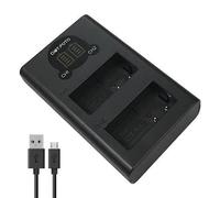 Dot.Foto DMW-BLC12, DMW-BLC12E / BP-DC12, BP-DC12-E, BP-DC12-U/BP-51 Fast USB LCD Dual Battery Charger for Panasonic / (BC-DC12 type) for Leica / (BC-51 type) for Sigma