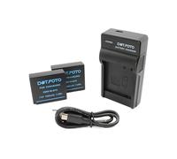 Dot.Foto DMW-BLE9, DMW-BLE9E, DMW-BLG10, DMW-BLG10E Premium 1025mAh Battery (2-pack) & USB Battery Charger for Panasonic DC-TZ99, DC-TZ90 DMC-TZ100 DMC-GX7 DMC-TZ80 DC-LX100 II, DMC-GF6 DMC-GX80