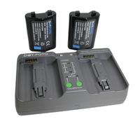Dot.Foto EN-EL18d Premium 10.8v / 3350mAh Battery (2-pack) & Dual Sequential Charger (MH-26 type) for Nikon D4, D4s, D5, D6 / MB-D17, MB-D18 / Z9