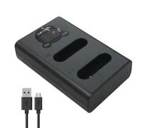 Dot.Foto EN-EL23 Fast USB LCD Dual Battery Charger (MH-67P type) for Nikon Coolpix B700, P600, P610, P900, S810c