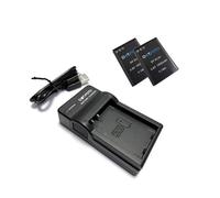 Dot.Foto EN-EL23 Premium 1850mAh Battery (2-pack) & MH-67P type USB Battery Charger for Nikon Coolpix B700, P600, P610, P900, S810c