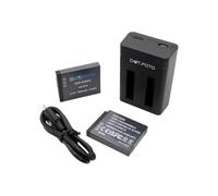 Dot.Foto LB-015 700mAh x2 Batteries & Dual USB Charger for Kodak PIXPRO WPZ2