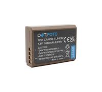 Dot.Foto LP-E10 Premium 7.4v / 1080mAh Rechargeable USB-C Battery for Canon EOS 1100D, 1200D, 1300D, 1500D, 2000D, 3000D, 4000D