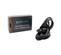 Dot.Foto LP-E17 Premium 7.2v / 1040mAh Rechargeable Battery with USB Charging Port for Canon EOS 77D, 200D, 200D Mark II, 250D, 750D, 760D, 800D, 850D / EOS RP, R100
