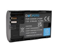 Dot.Foto LP-E6P Premium 7.2v / 2130mAh Rechargeable Battery for Canon EOS R R5 R5 MarkII 5D MarkIV R6 5D Mark II 5D Mark III 5DS 5DS R 6D 6D Mark II 7D 7D Mark II 60D 60Da 70D 80D 90D