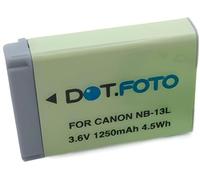 Dot.Foto NB-13L Premium 3.6v / 1250mAh Rechargeable Battery for Canon PowerShot G7X, G7X Mark II, G7 X Mark III,SX720 HS, SX730 HS, SX740 HS, SX620 HS, G1X Mark III,G9X, G9X Mark II