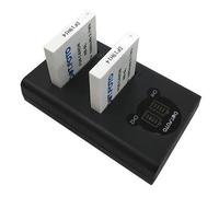 Dot.Foto NB-6L, NB-6LH Premium 1000mAh Battery (2-pack) & CB-2LYE type Fast USB LCD Dual Charger for Canon PowerShot SX500 IS, SX710 HS, SX700 HS, SX520 HS, SX530 HS, SX280 HS, SX260 HS, SX170 IS