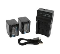Dot.Foto VW-VBT380 Premium 3880mAh Battery (2-pack) & USB Battery Charger for Panasonic HC-V110, HC-V130, HC-V160, HC-V180, HC-V201, HC-V250,HC-V260,V720 V750 V770 V777 VX870 VX980 VX989