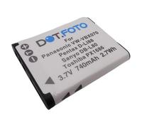 Dot.Foto VW-VBX070, VW-VBX070E-W Premium 3.7v / 740mAh Rechargeable Battery for Panasonic HX-DC1, HX-DC10, HX-DC15, HX-DC2, HX-DC3, HX-WA10