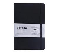 Dot Grid Journal - Hard Cover Dotted Notebook, Thick Paper Executive Writing Book, Portable Inner Pocket | Professional Study Notebook For Students College Office Apartment Home School Daily Planning