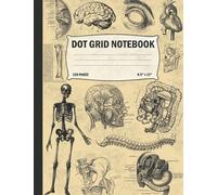 Dot Grid Notebook 120 Pages 8.5" X 11": Antique Human Anatomy Dot Grid Paper Notebook : Large 8.5" X 11" School Exercise Book | Back To School | ... Students | 120 Dotted Pages| 5mm A4
