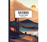 Dot Grid Notebook A4 | Blank Cute Journal with Dystopian Desert Soft Cover | No Bleed for Writing Drawing Sketching |: 5x5 mm Dot Graph Large Dotted Notebook | 200 Pages