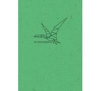 Dot Grid Notebook A4: Dotted Notebook Journal Numbered Pages : for Students, Office, Travelers : A4 Dot Notebook 100 Pages (50 Sheets) : Soft Cover Green Background