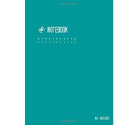Dot Grid Notebook A4: Journal Notebook Teal for Writing and Drawing, Blank, Large, Soft Cover, Dotted Matrix, Numbered Pages, No Bleed (A4 Calligraphy Dot Grid Journals)