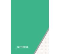 Dot Grid Notebook - A4 Size | 3mm Dot Spacing | Mint Green Cover | 100 Sheets | Edge-to-Edge Layout | Soft Glossy Cover for Writing, Sketching & Planning