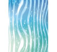 Dot Grid Notebook: Blue Glimmer Bokeh Waves Edition: Large 8.5 x 11 Journal with 122 Pages for Notes, Planning and Creative Organization