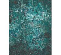 Dot Grid Notebook: Blue Grunge Edition, 122 Pages: Large 8.5 x 11 Journal in Modern Grunge Style for Writing, Planning, and Creative Layouts