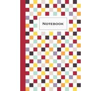 Dot Grid Notebook - Burgundy, Orange, Gold & Mint Checkered Cover - Japanese Aesthetic Divine Child Journal, 6x9 in, 120 Pages, Soft Matte + Personal ... Eyes & Eternal Paradise Aesthetic, Writing