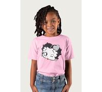 Dot Heart Wink Betty Boop T-Shirt Betty Boop Light Pink 7-8 Years