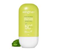 Dot & Key CICA Calming Mattifying Sunscreen SPF 50 PA++++ | For Oily Acne Prone & Sensitive Skin | UVA/UVB Protection | No White Cast, Ultra Light, Fragrance Free & Quick Absorbing | 80g
