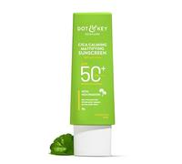 Dot & Key CICA Calming Mattifying Sunscreen SPF 50 PA++++ For Oily Acne Prone & Sensitive Skin UVA/UVB Protection No White Cast, Ultra Light, Fragrance Free & Quick Absorbing 50g