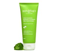 Dot & Key CICA Face Wash for Acne Prone Skin, 2% Salicylic Acid with Green Tea | For Oily & Sensitive Skin | Sulphate Free for Men & Women | Oil Control Face Wash with Zinc | 100ml