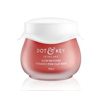 Dot & Key Glow Reviving Vitamin C Pink Clay Mask Face Mask for Glowing Skin Fades Pigmentation Hydrates & Plumps Skin For All Skin Types For Women & Men 85g