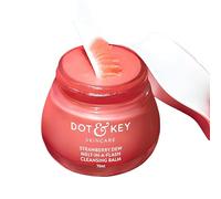 Dot & Key Strawberry Dew Melt-in-a-Flash Cleansing Balm - 70ml | Gentle, Hydrating, Makeup Remover for Fresh, Dewy Skin.