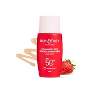 Dot & Key Strawberry Dew Tinted Sunscreen SPF 50+ Pa++++ - 01 Porcelain | Protection Against UA/UB | Broad Spectrum, Water & Sweat resistant | For All Skin Types | 50ml