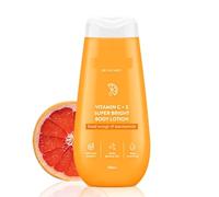 Dot Key Vitamin C + E Super Bright Body Lotion for Deep Nourishing & Visibly Glowing Skin | Reduces Dark Spots & Tanning |With Triple Vitamin C & Niacinamide | For Women & Men | 250ml