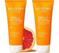Dot & Key Vitamin C + E Super Bright Gel Face Wash Combo (Pack of 2, 100gm each