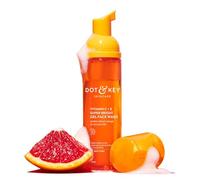 DOT & KEY Vitamin C Super Bright Foaming Face Wash For Dull&Pigmented Skin|With Triple Vitamin C,Blood Orange&Papaya|Sulphate Free|For All Skin Types|For Women&Men|Travel Edition|80Ml