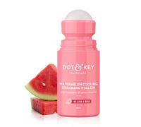 Dot & Key Watermelon Cooling Underarm Roll On Odour & Sweat Controls 4% AHA + BHA Fresh Aqua Fragrance Gently Exfoliates & Smooths Skin For Men & Women 50ml