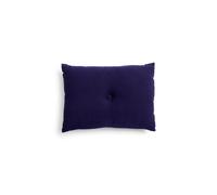 Dot Linen Cushion 60x45 Dark blue