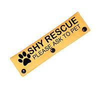 Dot Not Approach Nervous Dog Leash Sleeve Shy Rescue Leash Wrap Nervous Shy Dog Gift (SHY RESCUE-S)