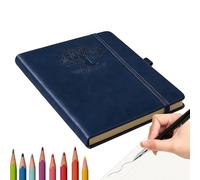 Dot Notebook - 90g Retro PU Leather, A5 Hardcover Dotted | Planner, Thick Paper Study Diary | Professional Travel Note-Taking, Business Writing Journal, Work Office Stationery